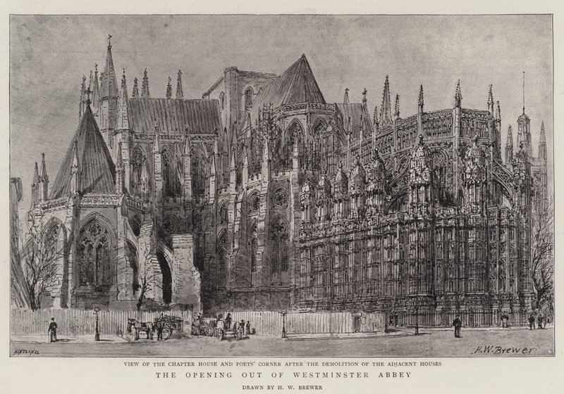 Åpningen av Westminster Abbey av Henry William Brewer