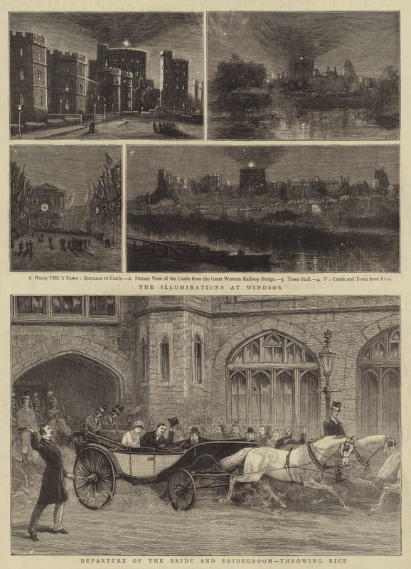 Det kongelige bryllup i Windsor av Henry William Brewer