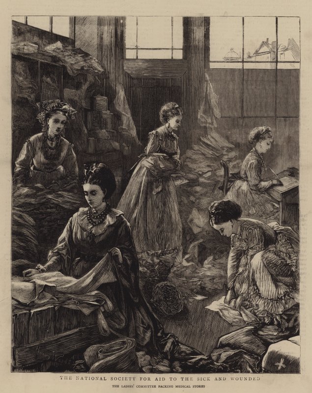 The National Society for Aid to the Sick and Wounded av Henry Woods