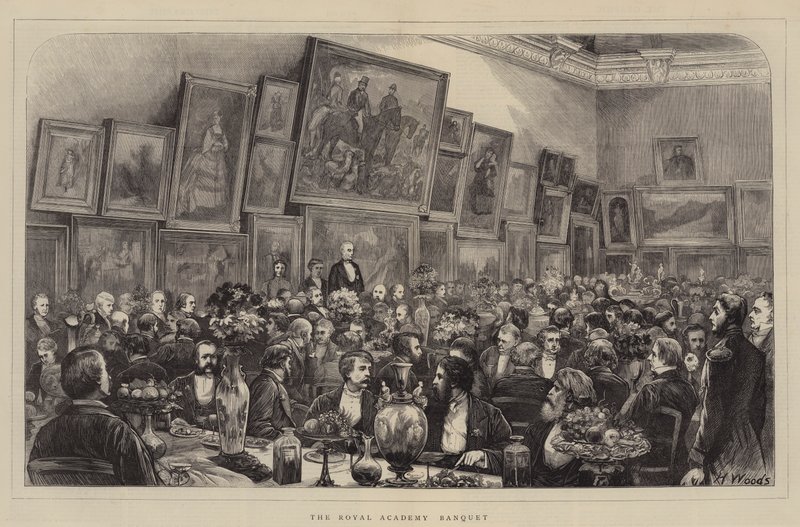 Royal Academy Bankett av Henry Woods