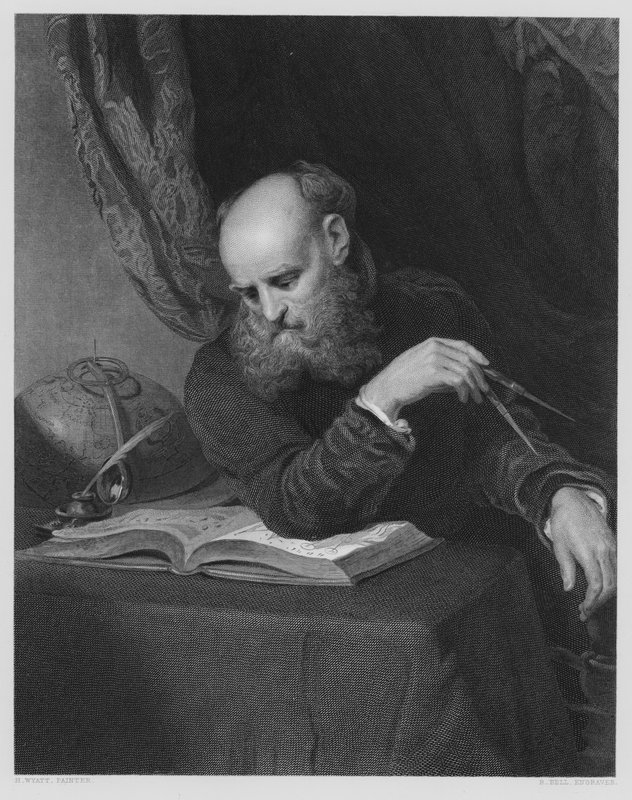 Astronomen, fra bildet i Vernon Gallery av Henry after Wyatt