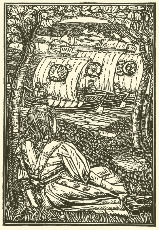 Fra A Book of Carols (gravering) av Henry Payne