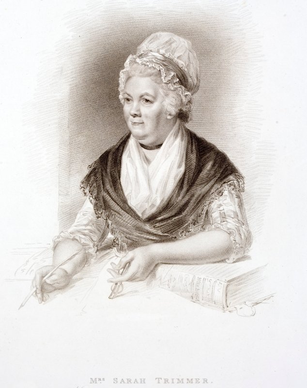 Sarah Trimmer , britisk barneforfatter (gravering) av Henry (after) Howard
