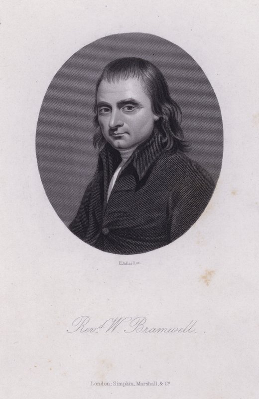 William Bramwell , engelsk metodistpredikant (gravering) av Henry Adlard