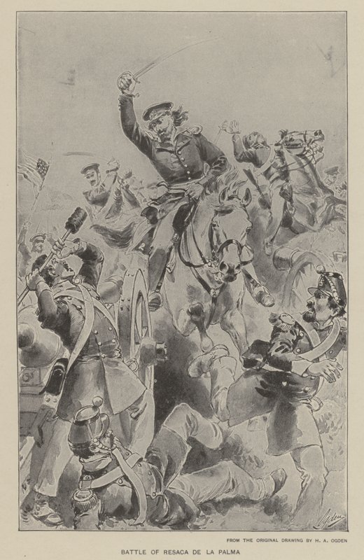 Slaget ved Palm Hangover (litho) av Henry Alexander (after) Ogden