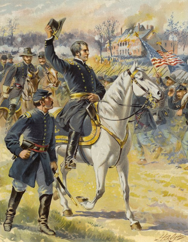 Hooker i Chancellorsville, 3. mai 1863 av Henry Alexander Ogden