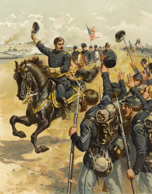 McClellan i Antietam, 17. september 1862 av Henry Alexander Ogden