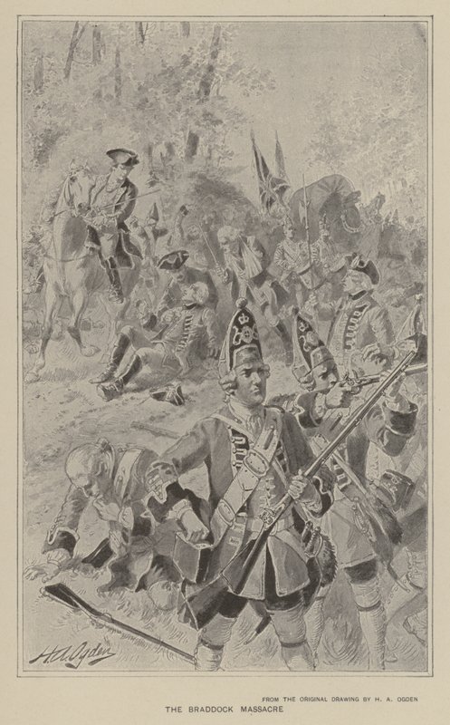 Braddock-massakren av Henry Alexander Ogden