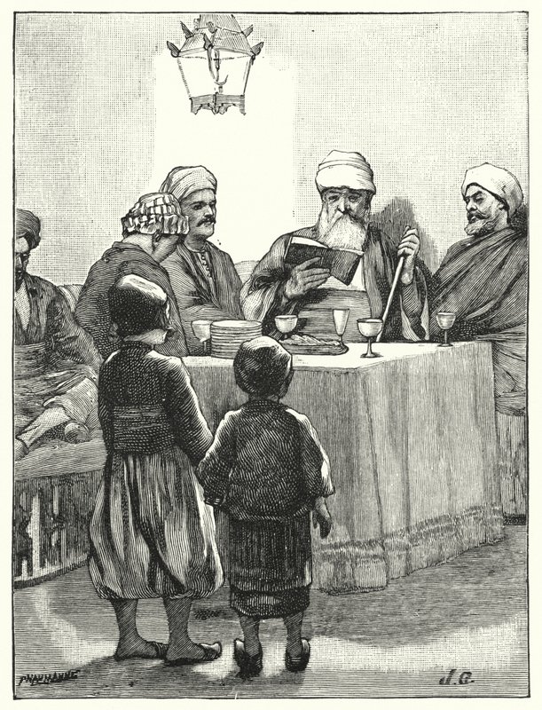 En moderne jødes påske (litho) av Henry Andrew Harper
