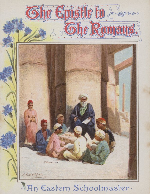 En østlig skolemester (chromolitho) av Henry Andrew Harper