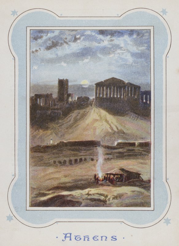 Athen (chromolitho) av Henry Andrew Harper