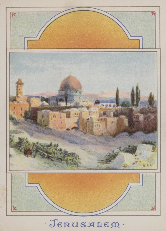 Jerusalem (chromolitho) av Henry Andrew Harper