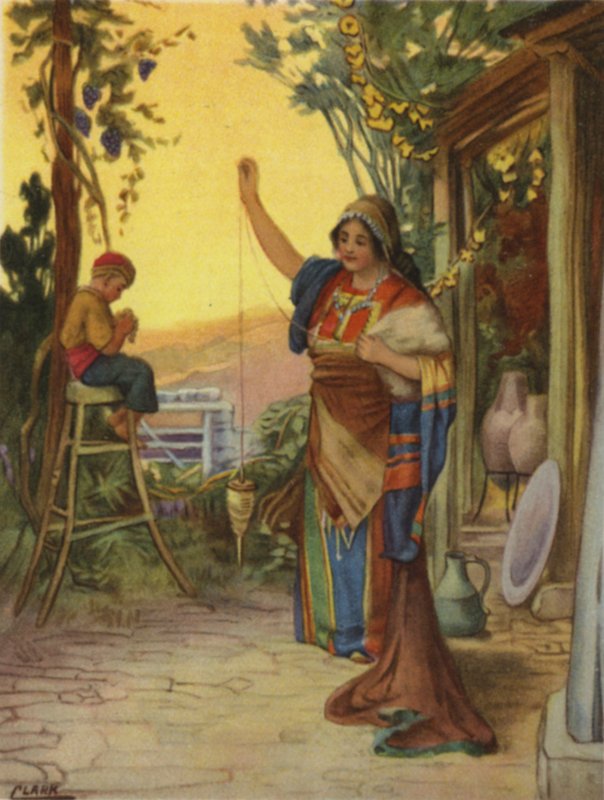 Ta tak i stangen (farge litho) av Henry Andrew Harper