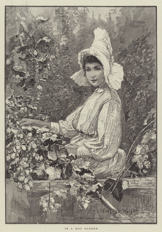 I en humlehage av Henry Charles Seppings Wright