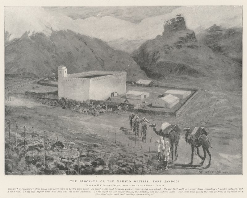 Blokaden av Mahsud Waziris, Fort Jandola av Henry Charles Seppings Wright
