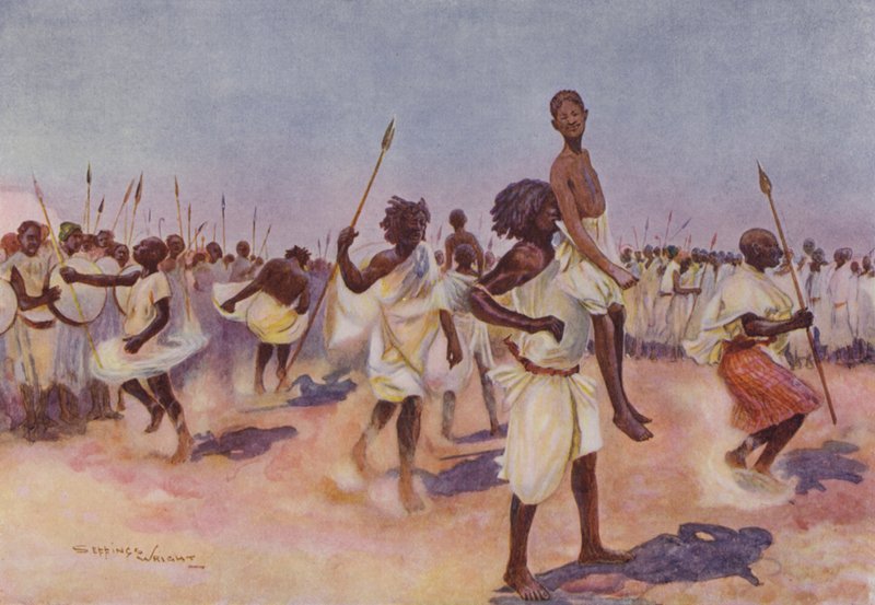 Borana Bororansi-dansen, Somaliland av Henry Charles Seppings Wright