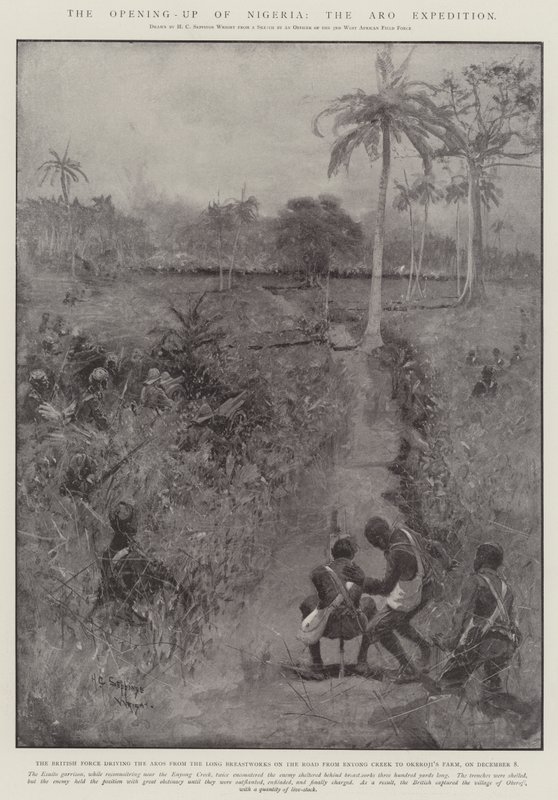 Åpningen av Nigeria, Aro-ekspedisjonen av Henry Charles Seppings Wright