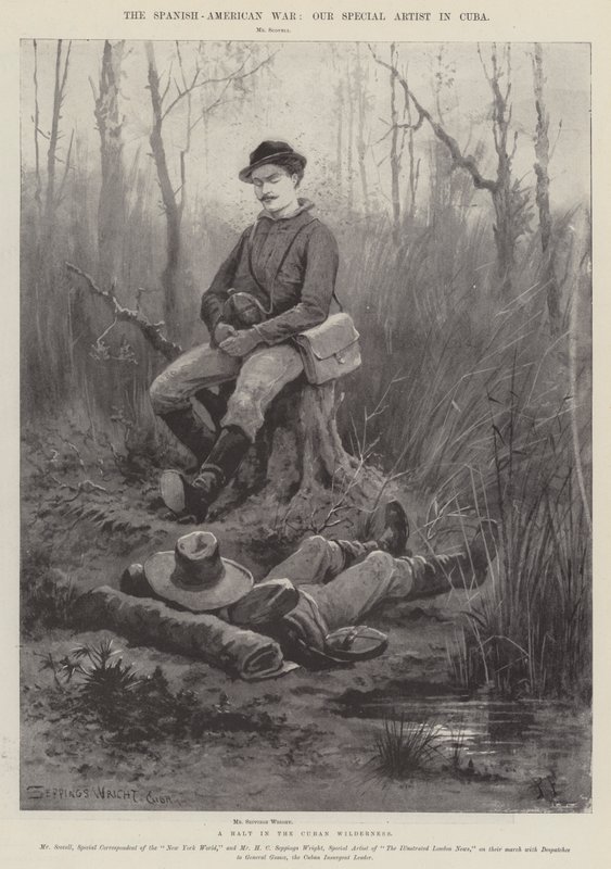 Den spansk-amerikanske krigen, et stopp i den cubanske villmarken av Henry Charles Seppings Wright