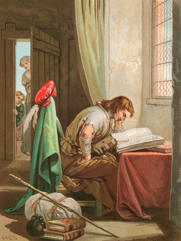 Christian gråter og ber av Henry Courtney Selous