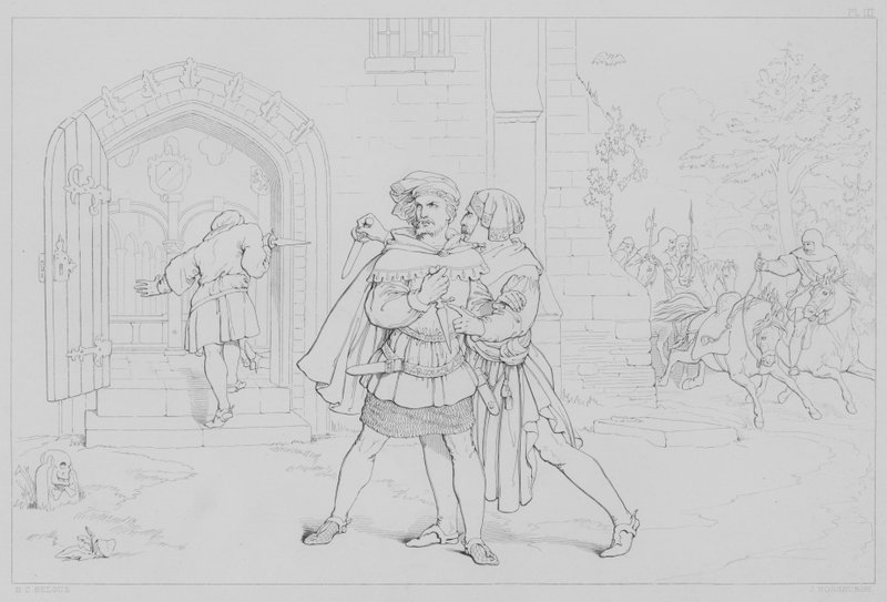 Episode fra livet til Robert Bruce, ifølge Sir Walter Scott av Henry Courtney after Selous