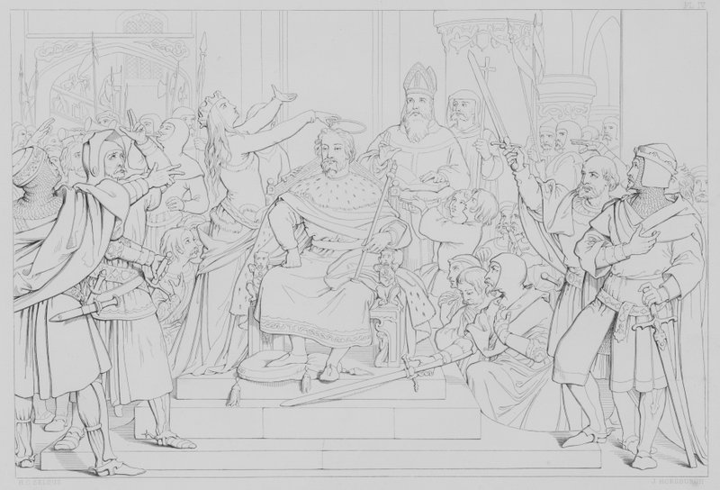 Episode fra livet til Robert Bruce, ifølge Sir Walter Scott av Henry Courtney after Selous