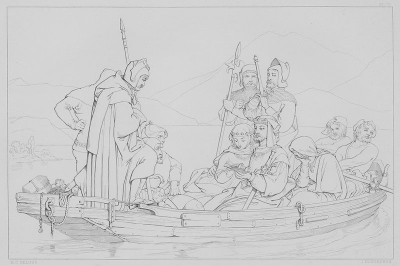 Episode fra livet til Robert Bruce, ifølge Sir Walter Scott av Henry Courtney after Selous