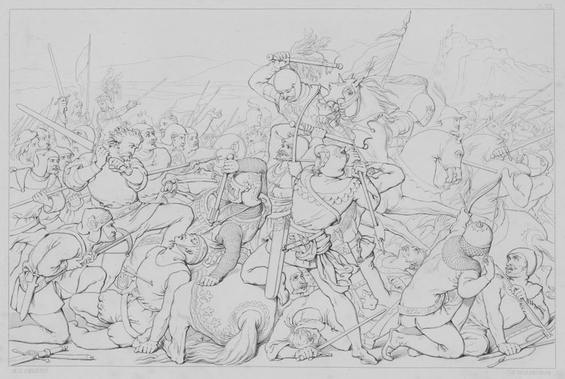 Episode fra livet til Robert Bruce, ifølge Sir Walter Scott av Henry Courtney after Selous