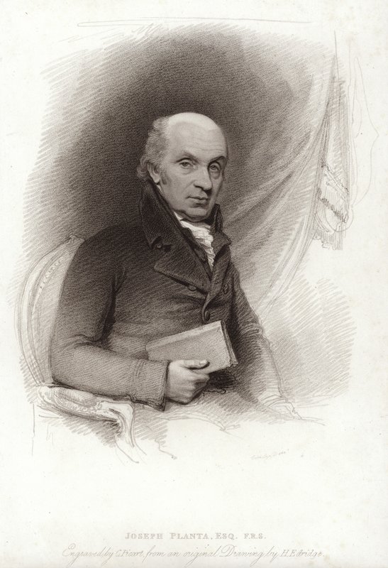 Joseph Planta av Henry Edridge