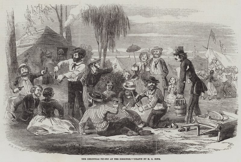 Julepic-Nic på gravene av Henry George Hine