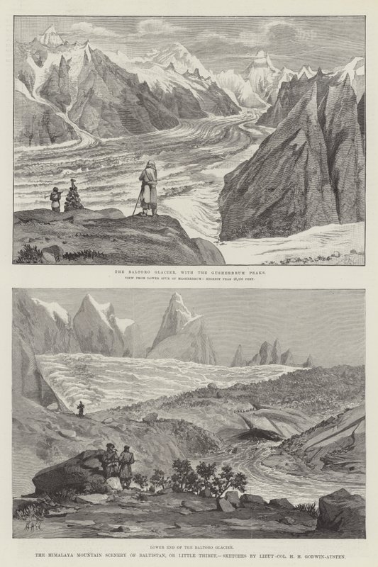 Himalaya-fjellandskapet i Baltistan, eller Lille Thibet av Henry Haversham Godwin Austen