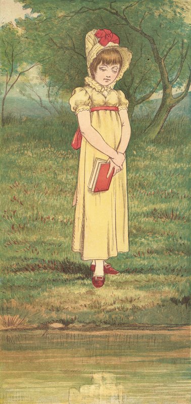 Reflekterende mennesker (farge litho) av Henry Hetherington Emmerson