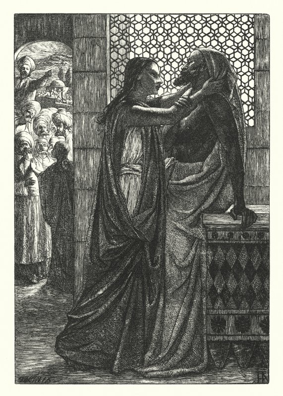 Den døde mannen fra Betania (gravering) av Henry Hugh Armstead