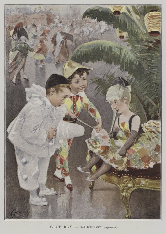 Bal dEnfants (barneball) av Henri Jules Jean Geoffroy