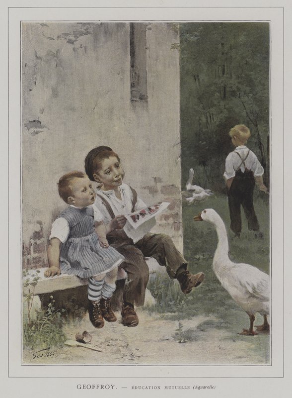 Education Mutuelle (Mutual Education) av Henri Jules Jean Geoffroy