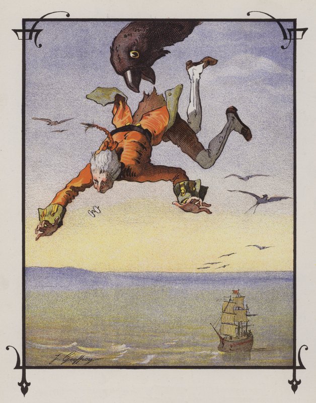 Gulliver i Brobdingnag av Henri Jules Jean Geoffroy