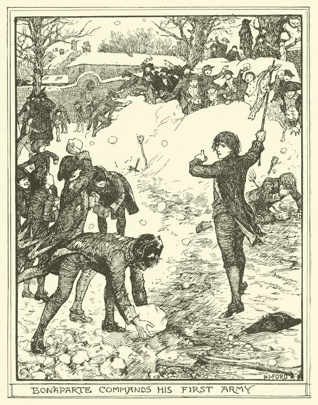 Bonaparte kommanderer sin første hær av Henry Justice Ford