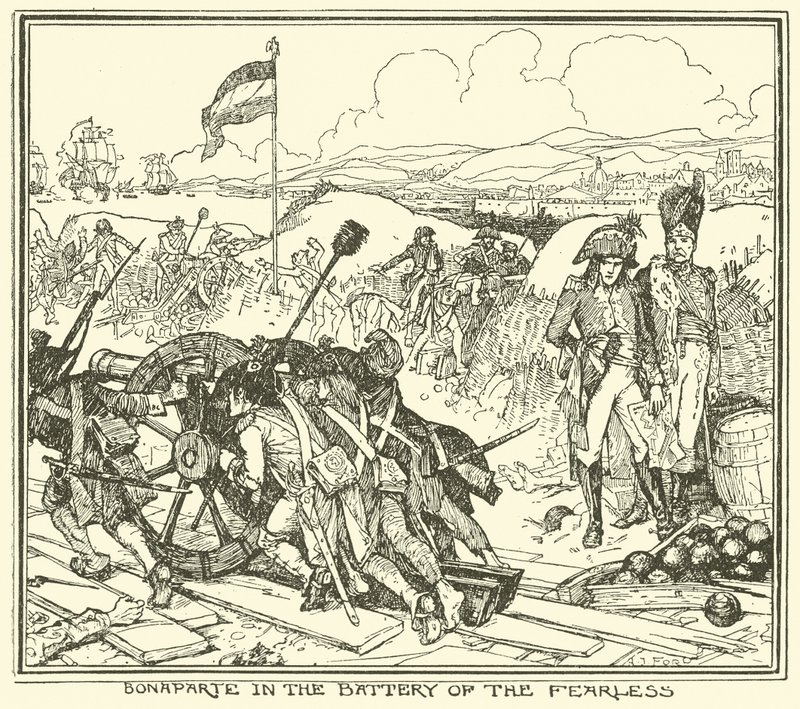Bonaparte i de fryktløses batteri av Henry Justice Ford