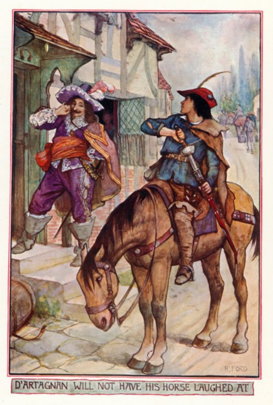 D"Artagnan vil ikke få hesten sin til å le av av Henry Justice Ford
