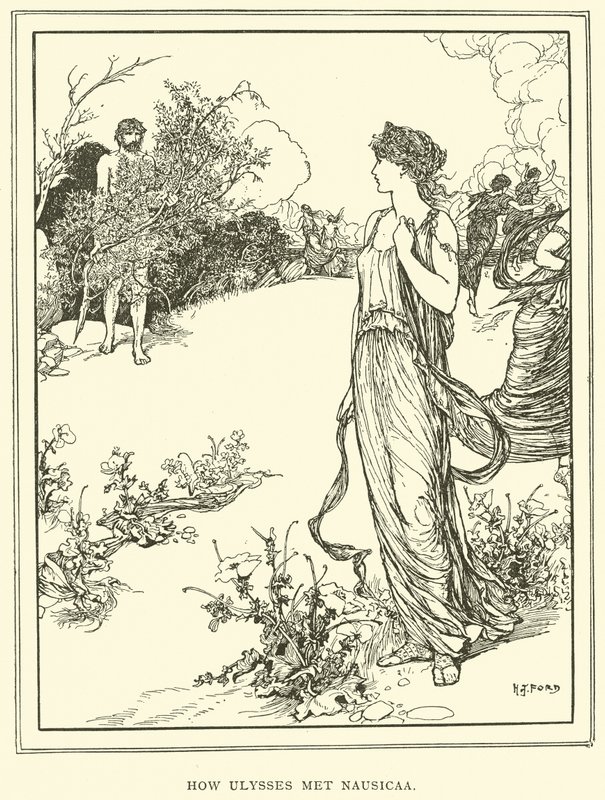 Hvordan Ulysses møtte Nausicaa av Henry Justice Ford