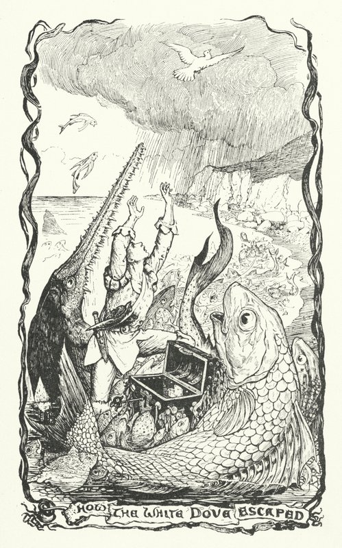 Hvordan den hvite duen rømte (gravering) av Henry Justice Ford