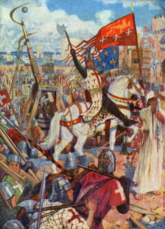 Kong Richard I i Det hellige land av Henry Justice Ford