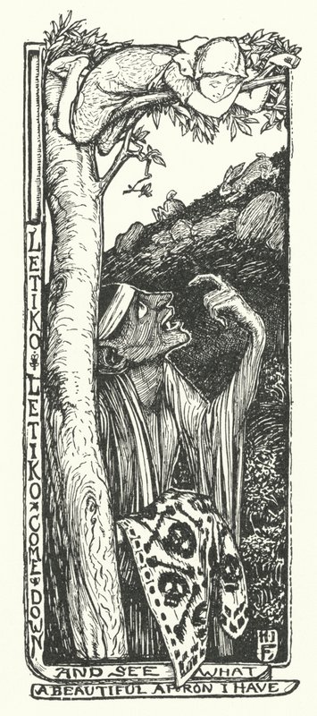 Letiko Letiko Kom ned og se hvilket vakkert forkle jeg har (gravering) av Henry Justice Ford