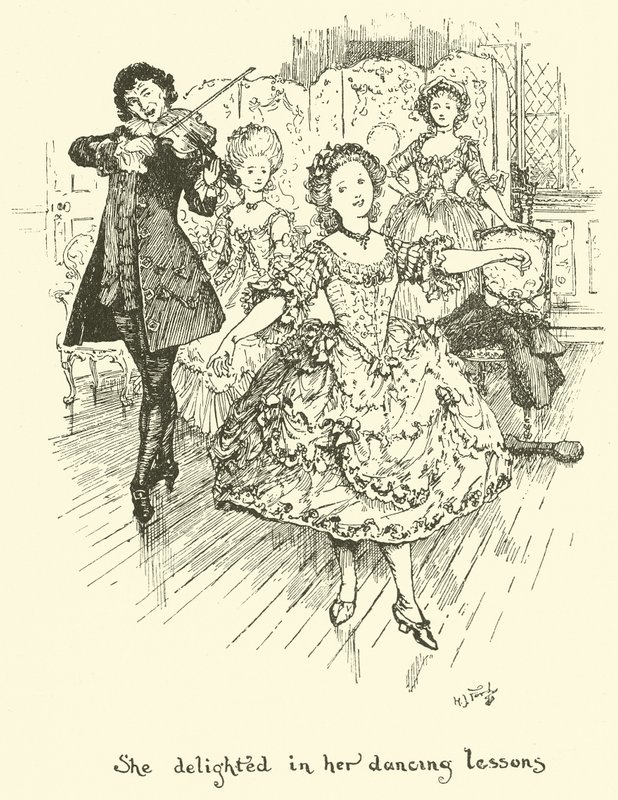 Hun gledet seg over dansetimene av Henry Justice Ford