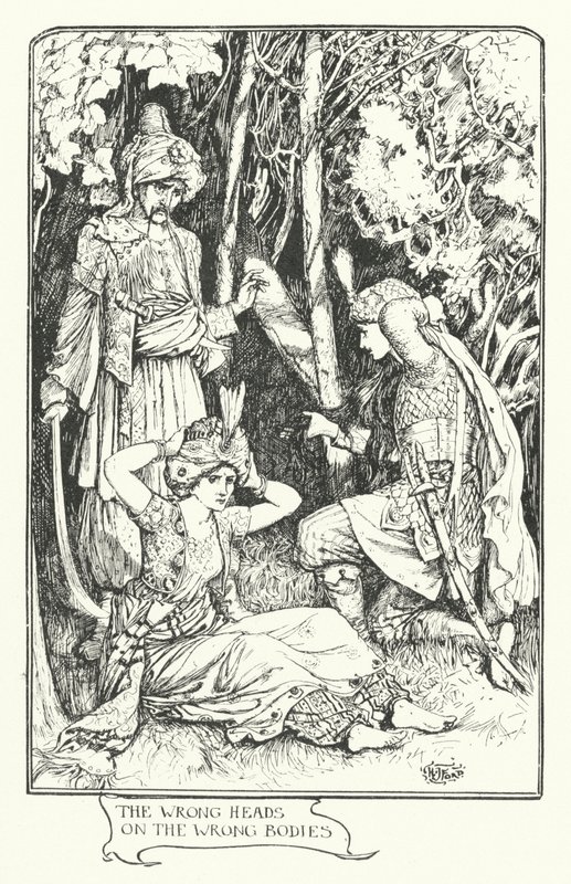 De gale hodene på de gale kroppene (gravering) av Henry Justice Ford