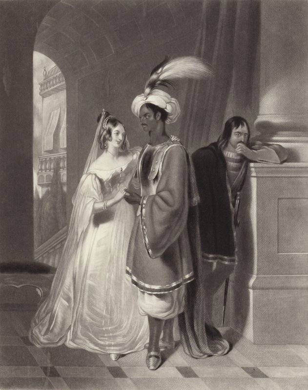 Othello og Desdemona av Henry Liverseege