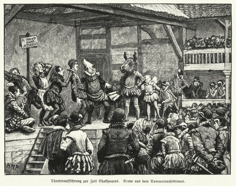 Fremføring av William Shakespeares skuespill A Midsummer Night