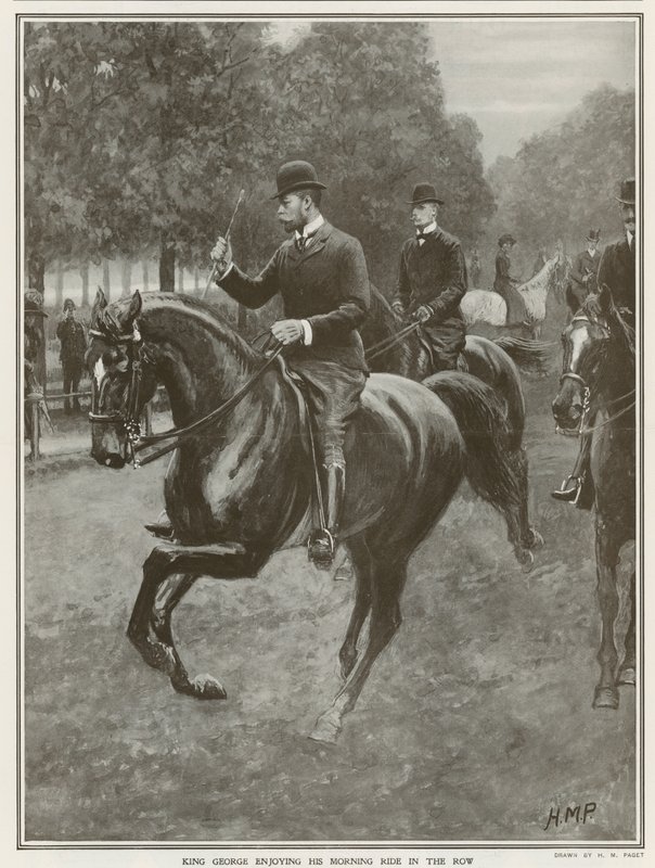 King Georges daglige tur i Hyde Park av Henry Marriott Paget