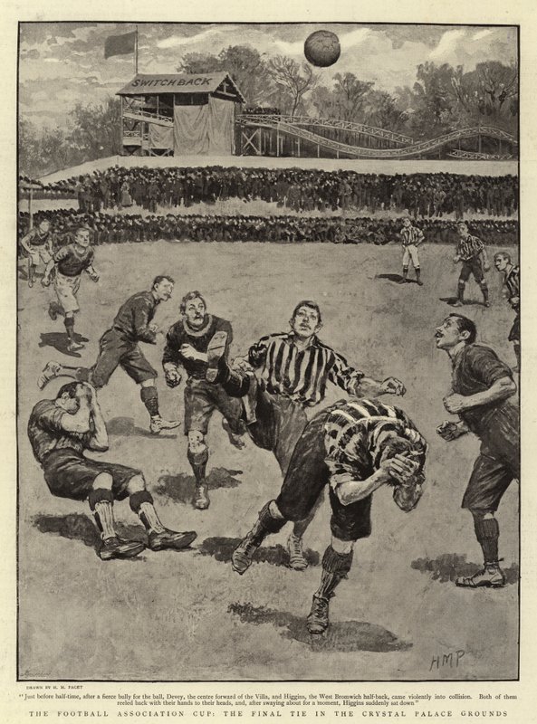 Football Association Cup, finalen på Crystal Palace Grounds av Henry Marriott Paget