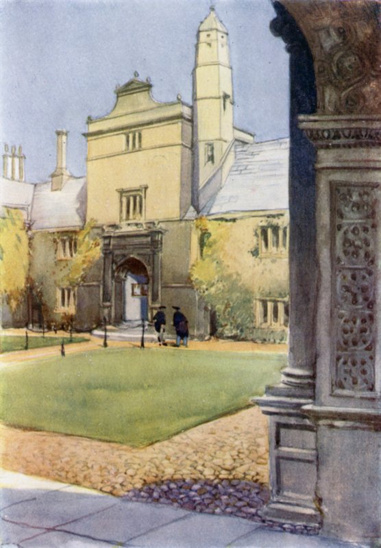 Dydens port, Gonville og Caius College av Henry Morley