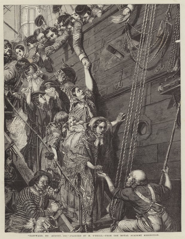 Østover, Ho august 1857 av Henry O